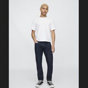 GAP Mens Slim Selvedge Denim Jeans Dark Wash 32x32